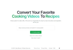 video2recipe